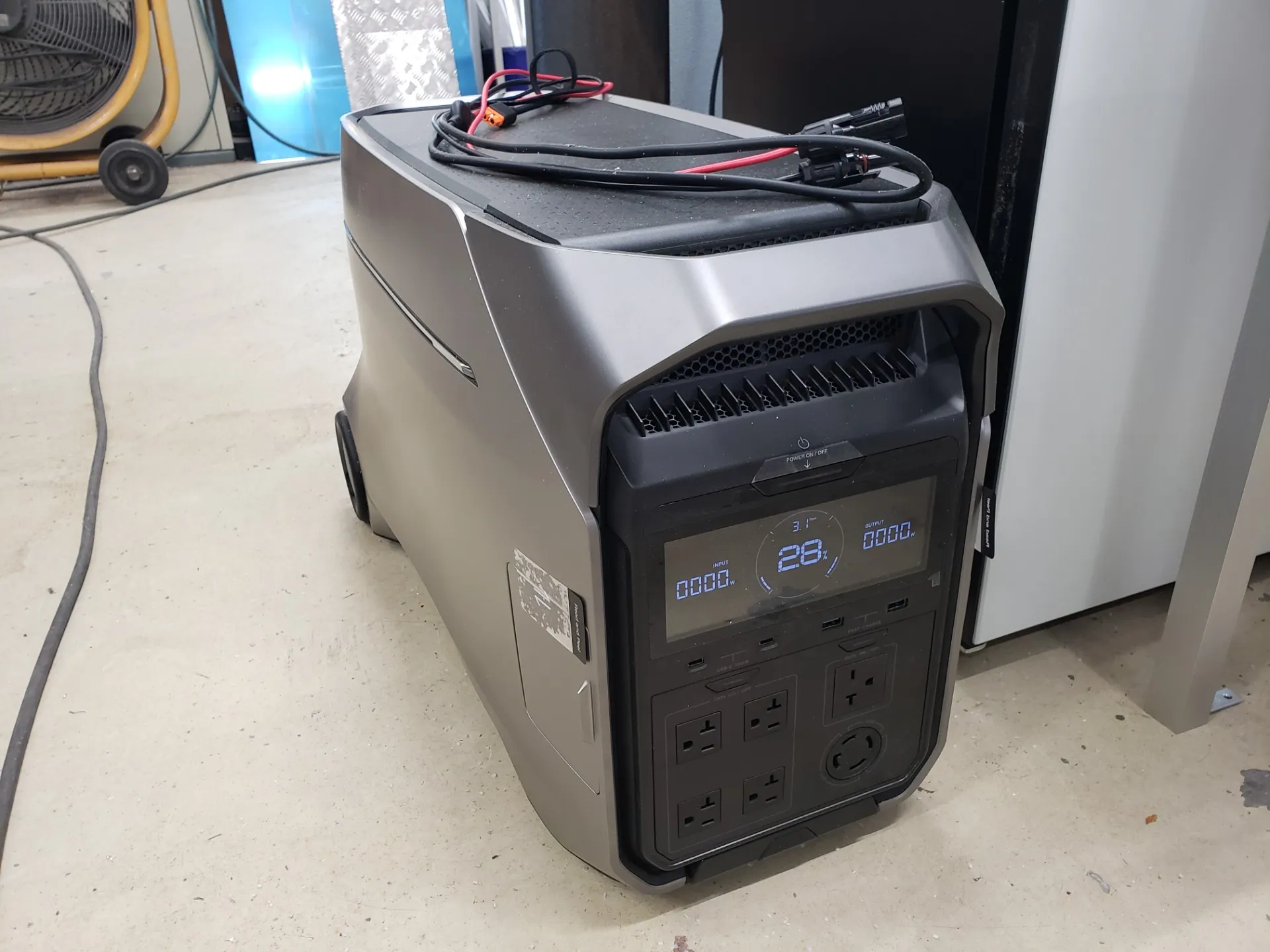 ソーラーパネル＆ポータブル電源